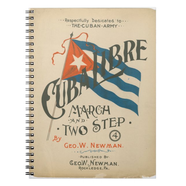 Vintage Cuba Libre Notebook (Front)