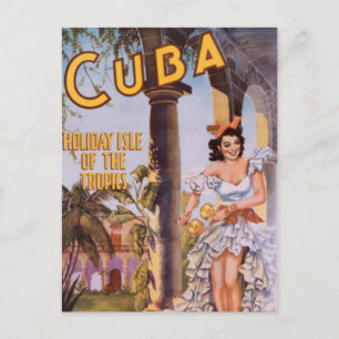 Vintage Cuba - Postcard