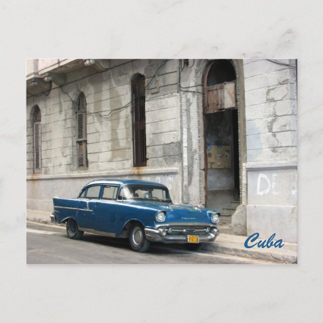 vintage cuba postcard (Front)