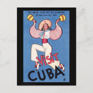 Vintage Cuba - Postcard