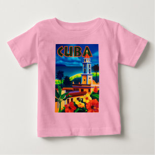 Vintage Cuba Travel Baby T-Shirt