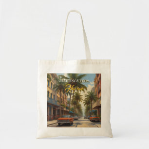 Vintage Cuba Travel - Greetings From Havana Tote Bag