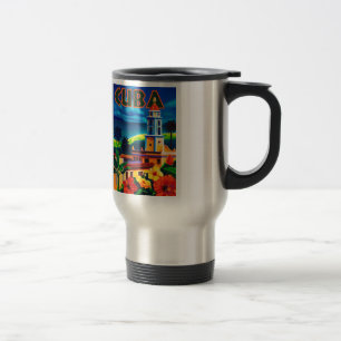 Vintage Cuba Travel Mug