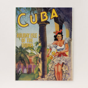 Vintage Cuban Tourist Commission Tropics Travel Jigsaw Puzzle
