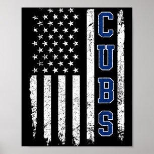 Vintage Cubs Name Retro Design for Men Women and Poster