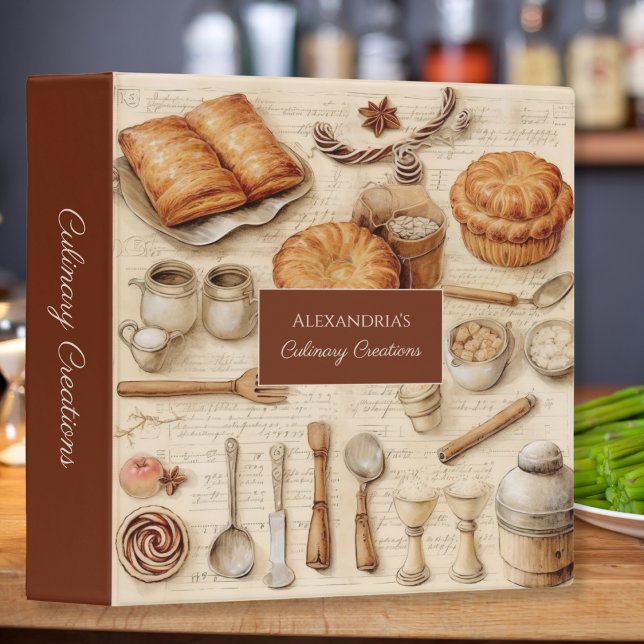 Vintage Culinary Recipe  Binder (Creator Uploaded)