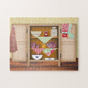 Vintage Cupboard Puzzle
