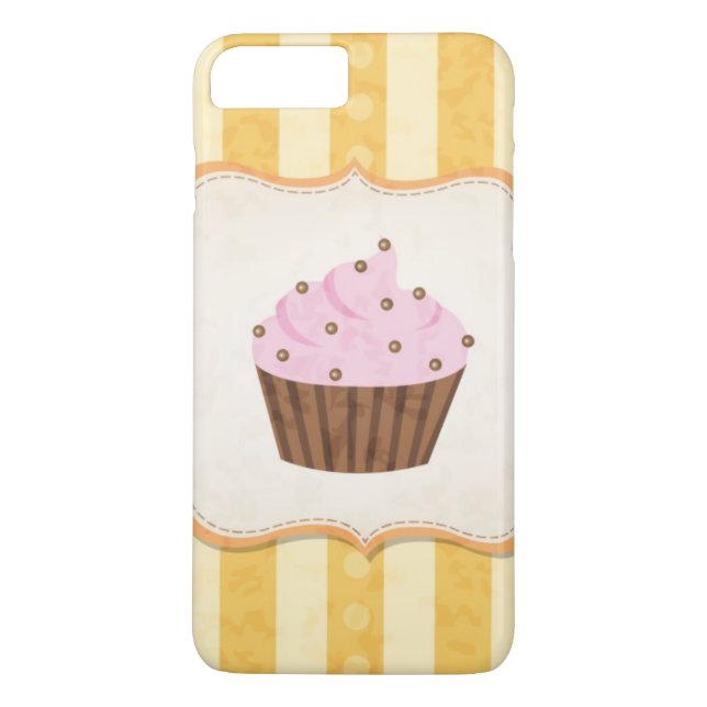 Vintage Cupcake Background Case-Mate iPhone Case (Back)