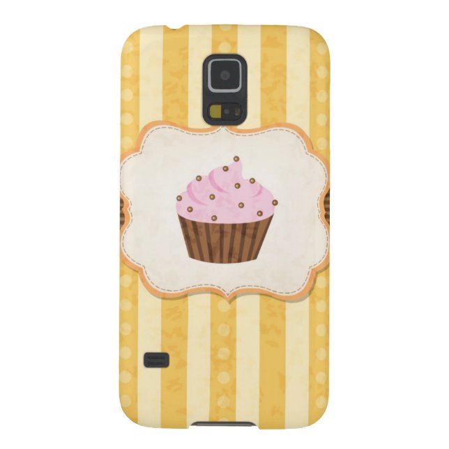 Vintage Cupcake Background Case-Mate Samsung Galaxy Case (Back)