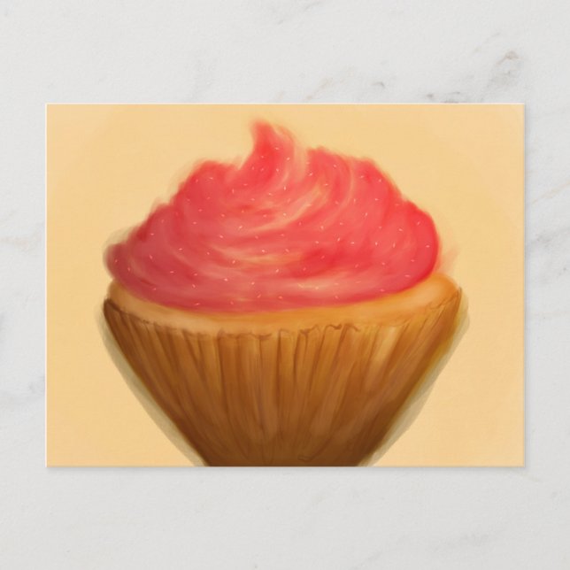 Vintage cupcake postcard (Front)