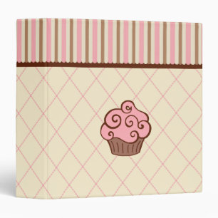 Vintage Cupcake Recipe Kitchen Binder Gift