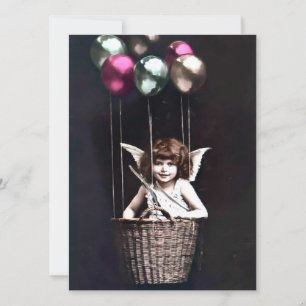Vintage Cupid Invitation