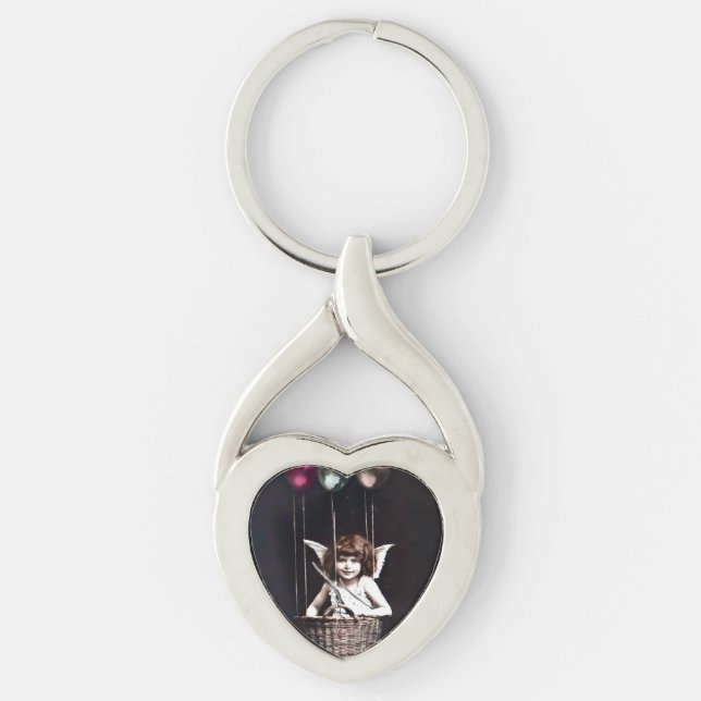 Vintage Cupid Keychain (Front)