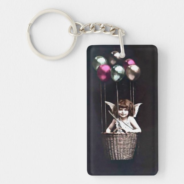 Vintage Cupid Keychain (Front)