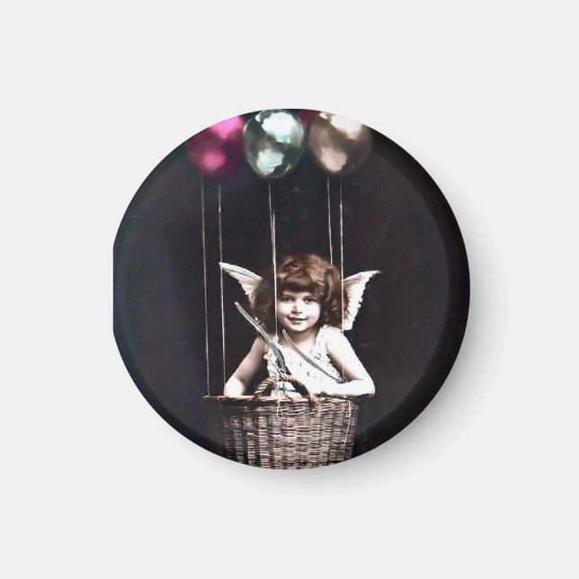 Vintage Cupid Magnet (Front)