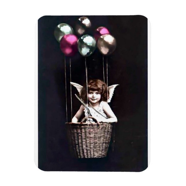 Vintage Cupid Magnet (Vertical)