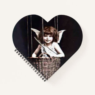 Vintage Cupid Notebook