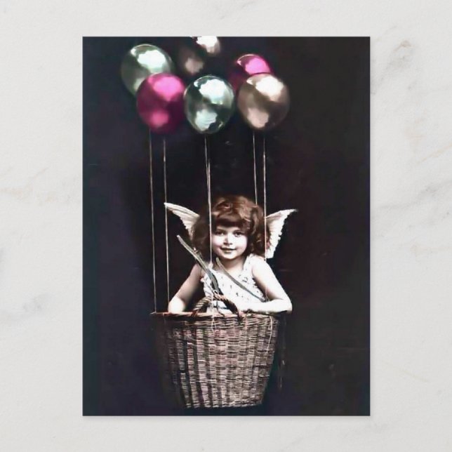 Vintage Cupid Postcard (Front)