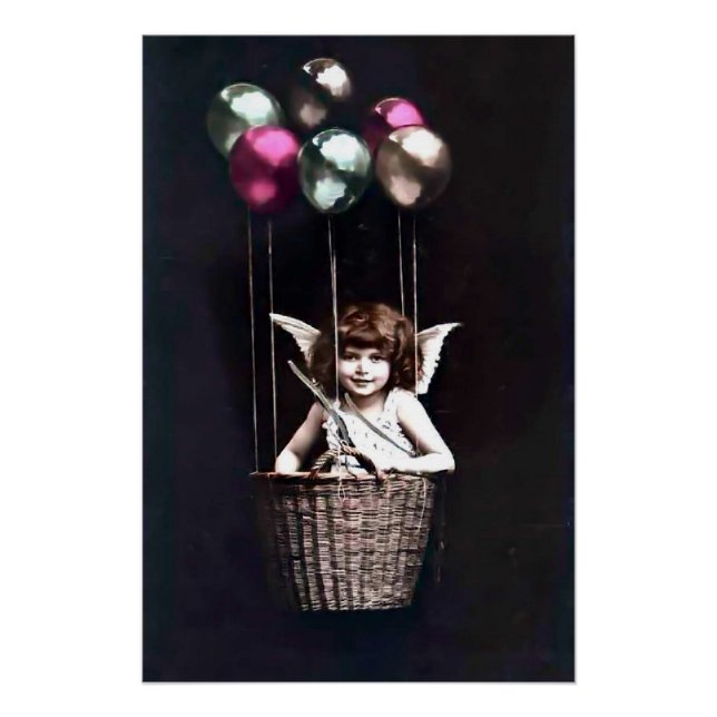 Vintage Cupid Poster (Front)