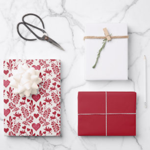 Vintage Cupid Wallpaper Wrapping Paper Sheet