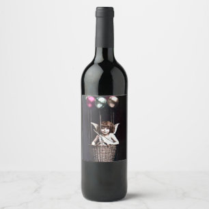 Vintage Cupid Wine Label
