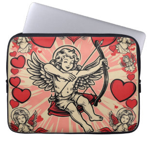 Vintage cupide  love laptop sleeve