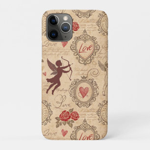 Vintage Cupid's Romantic Pattern (3) iPhone 11 Pro Case