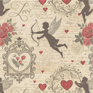 Vintage Cupid's Romantic Pattern (6)