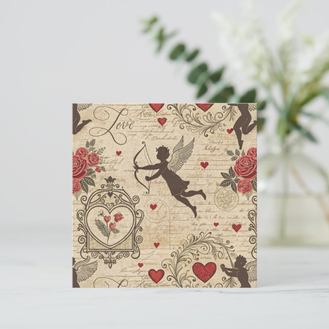 Vintage Cupid's Romantic Pattern (6) (Standing Front)