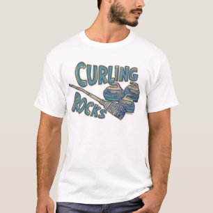 Vintage Curling Rocks T-Shirt