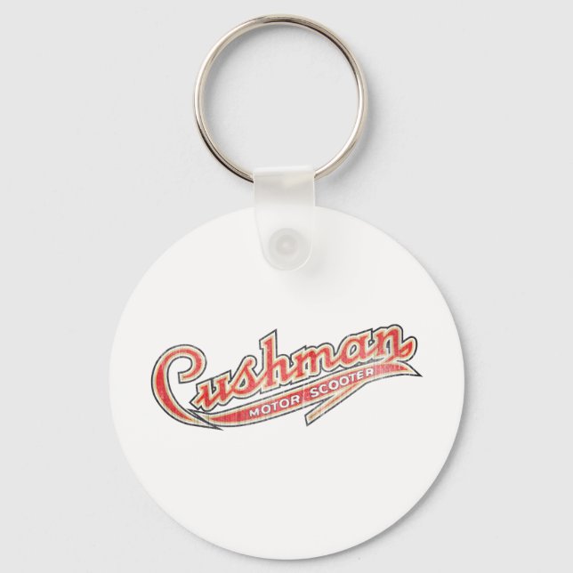 Vintage Cushman Designs Keychain (Front)