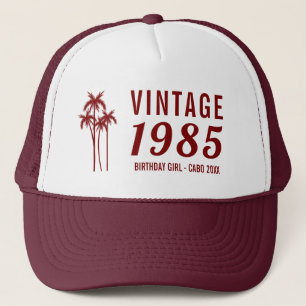 Vintage Custom 20th 40th 50th 60th Birthday Squad Trucker Hat