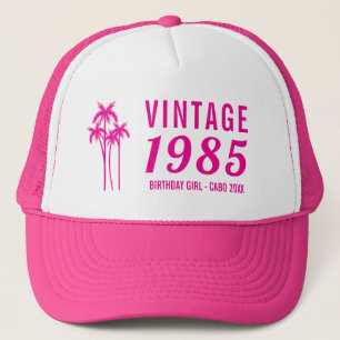 Vintage Custom 20th 40th 50th 60th Birthday Squad Trucker Hat