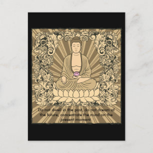 Vintage Custom Buddha Postcard