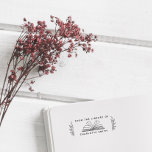Vintage Custom Library Book From The Library Of Self-inking Stamp<br><div class="desc">Gorgeous vintage self-inking stamp "from the library of" with elegant hand-drawn leaves and your custom name to personalize your library books. The stamp features a beautiful image of a vintage book in the centre with text above and at the bottom and beautiful leaves on both sides as decoration. Sign off...</div>