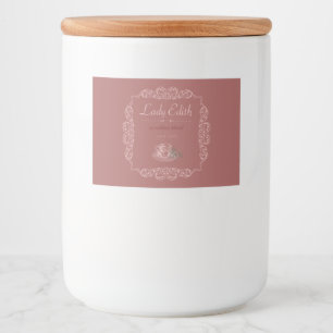Vintage custom roobios red tea label