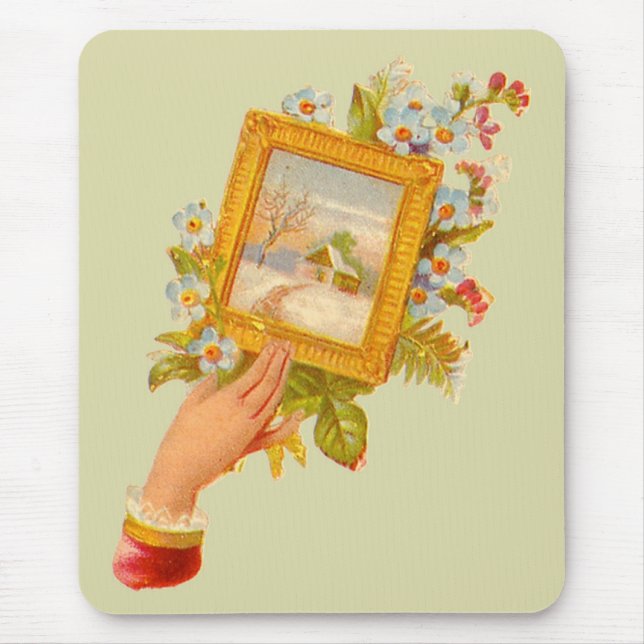 Vintage Customizable Mousepad - Great Gift (Front)