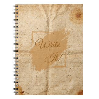 Vintage Customizable Notebook
