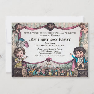 Vintage Customizable Party Invitation