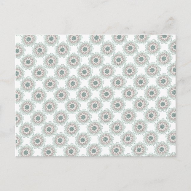 Vintage Customizable Pattern - Weddings Postcard (Front)
