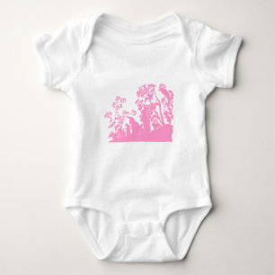 Vintage Cute Animal Easter Baby Bodysuit