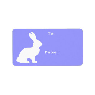 Vintage Cute Animal Easter   Bunny  Label