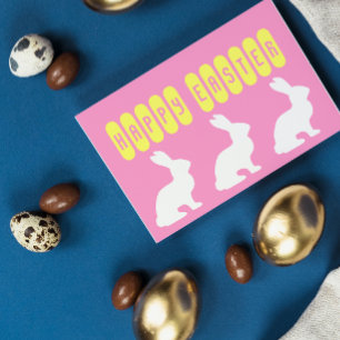 Vintage Cute Animal Easter Card