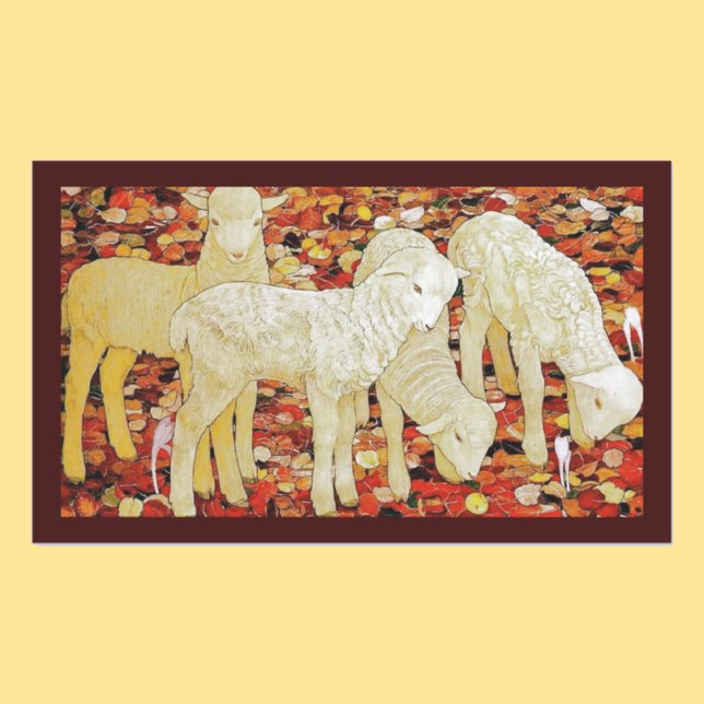 Vintage Cute Animal Easter  Sticker (Creator Uploaded)