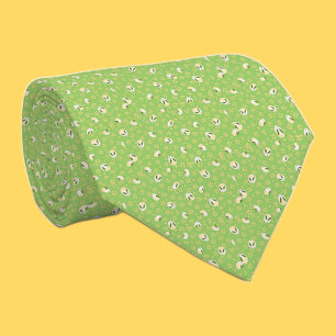 Vintage Cute Animal Easter  Tie
