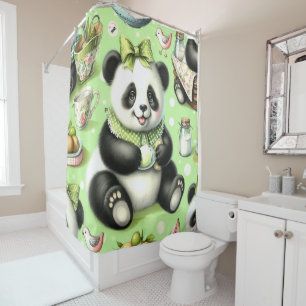 Vintage Cute Baby Panda