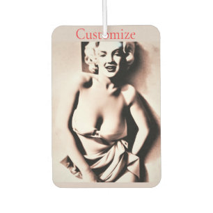 Vintage Cute Blonde Thunder_Cove Air Freshener