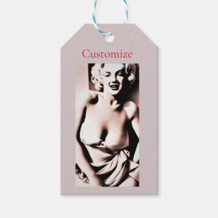 Vintage Cute Blonde Thunder_Cove Gift Tags
