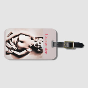 Vintage Cute Blonde Thunder_Cove  Luggage Tag