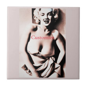 Vintage Cute Blonde Thunder_Cove  Tile